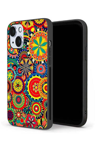 Tolwak جراب حماية لجهاز Apple iPhone 14 بنمط ماندالا ملون