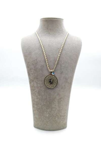 Nsl Jewels ATA LİRALI HALAT ZİNCİR KOLYE NAZAR