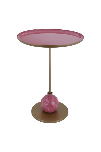 Generic Al saif Gallery Steel Presentation Stand, Gold-Pink Base