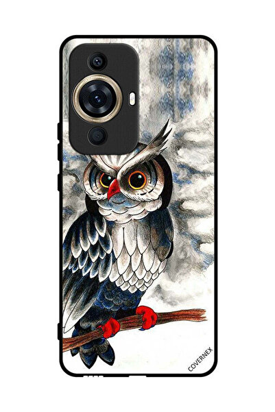 Covernex غطاء حماية لهاتف هواوي نوفا 11 ألترا - رسمة بومة فنية