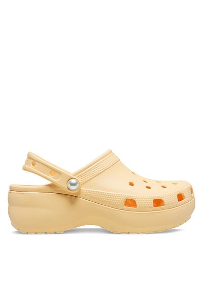 Crocs Șlapi aurii pentru femei CROCS-211231 GOLDEN HOUR