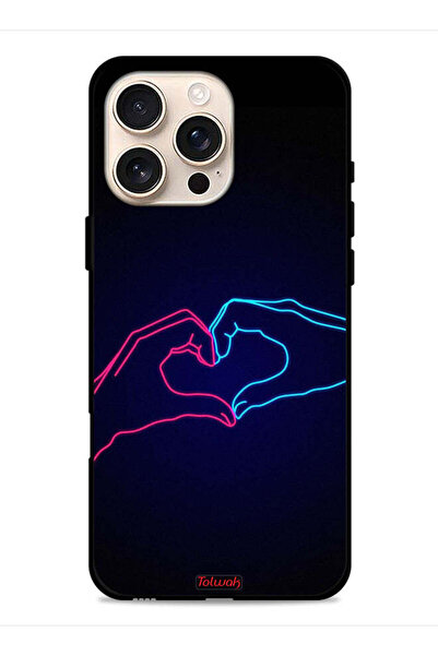 Tolwak غطاء حماية لجهاز Apple iPhone 16 Pro Max بتصميم يد تلامس القلب