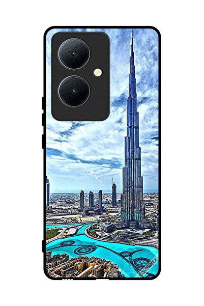 Covernex غطاء حماية لهاتف فيفو Y78 5G برج خليفة، غيوم مؤثرة