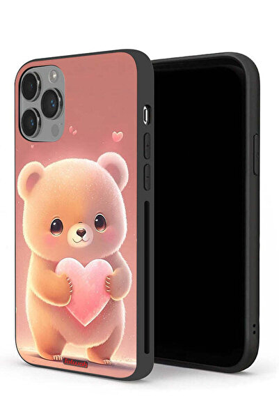 Tolwak جراب حماية لجهاز Apple iPhone 14 Pro Max باندا صغير لطيف يحمل قلبًا