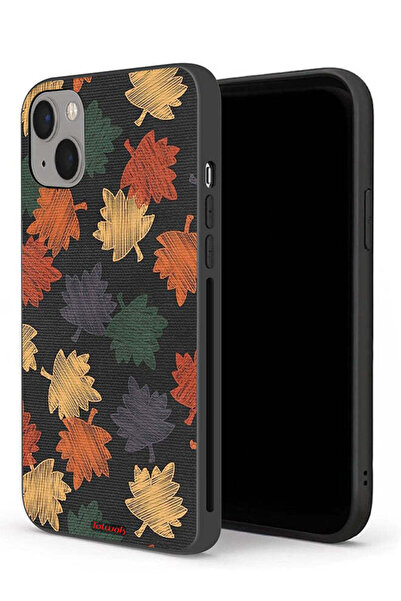 Tolwak غطاء حماية لجهاز آيفون 13 من آبل برسومات أوراق الخريف