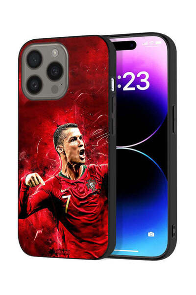 Tolwak غطاء حماية لهاتف آيفون 15 برو من آبل كريستيانو رونالدو