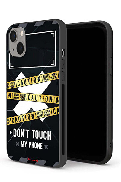 Tolwak جراب حماية لجهاز Apple iPhone 13 mini تحذير: لا تلمس هاتفي أبدًا