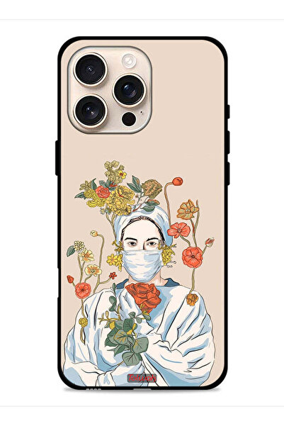 Tolwak غطاء حماية لجهاز Apple iPhone 16 Pro بتصميم ممرضة فنية