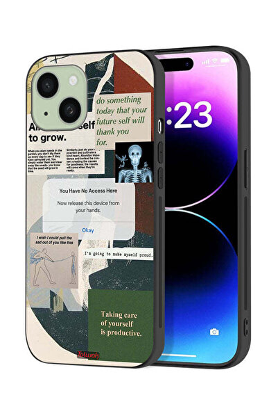 Tolwak Apple iPhone 15 Plus Protective Case Cover Allow Yourself To Grow