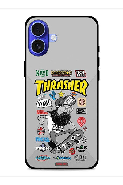 Tolwak غطاء حماية لجهاز Apple iPhone 16 ملصق Thrasher
