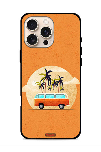 Tolwak غطاء حماية لجهاز Apple iPhone 16 Pro بتصميم حافلة فنية