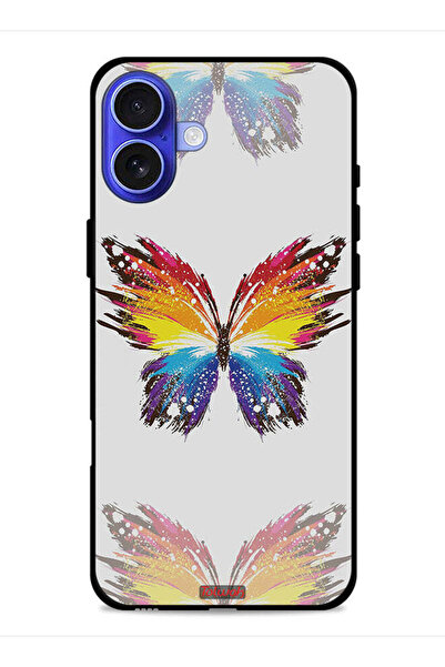 Tolwak غطاء حماية لجهاز Apple iPhone 16 Plus بخلفية بسيطة وفن رقمي وبساطة الف...