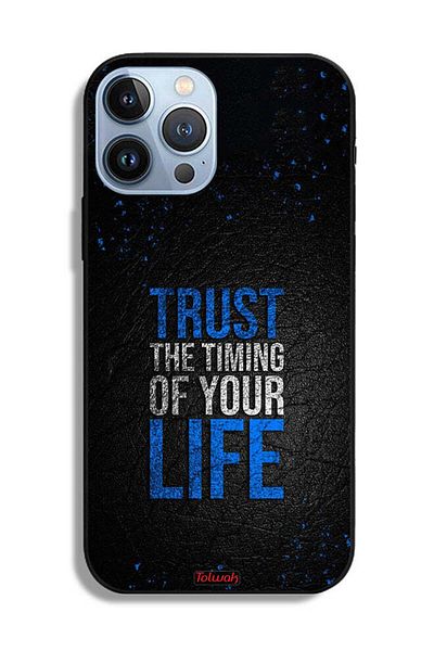Tolwak Apple iPhone 13 Pro Max Protective Case Trust The Timing Of Your Life