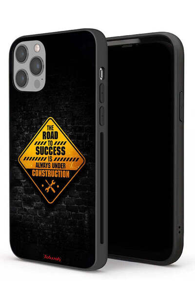 Tolwak جراب حماية لجهاز Apple iPhone 12 Pro الطريق إلى النجاح دائمًا قيد الإنشاء