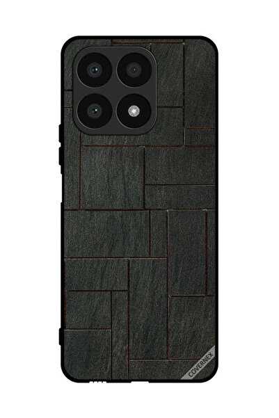 Covernex غطاء حماية لهاتف Honor X8a بنقشة أحجار على الحائط