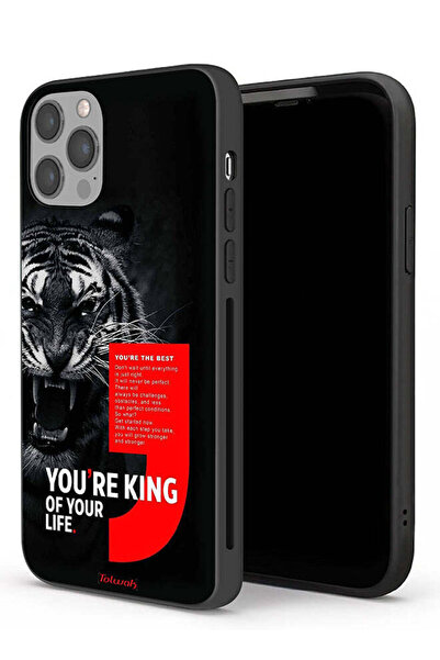 Tolwak جراب حماية لجهاز Apple iPhone 12 Pro أنت ملك حياتك