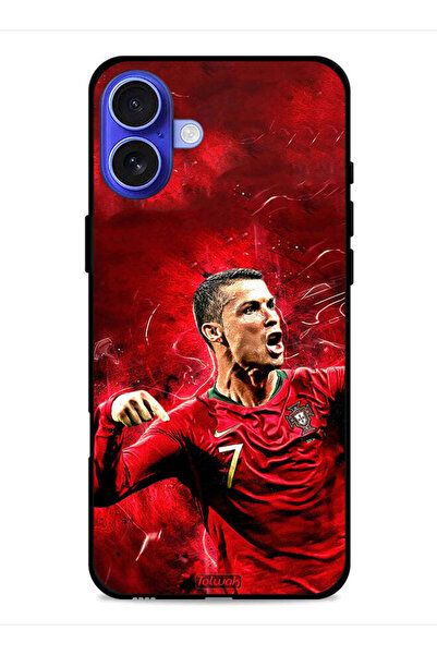 Tolwak غطاء حماية لهاتف آيفون 16 من آبل كريستيانو رونالدو