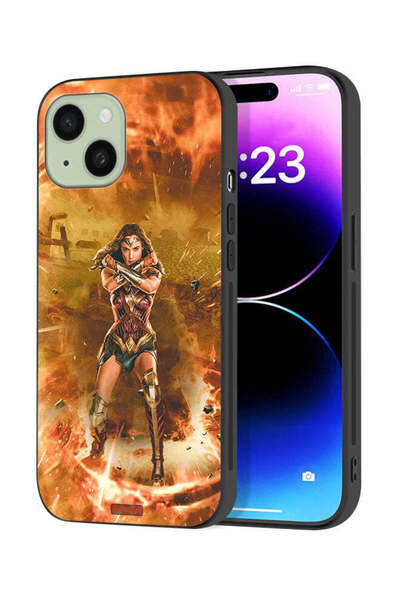 Tolwak Apple iPhone 15 Plus Protective Case Cover Wonder Women