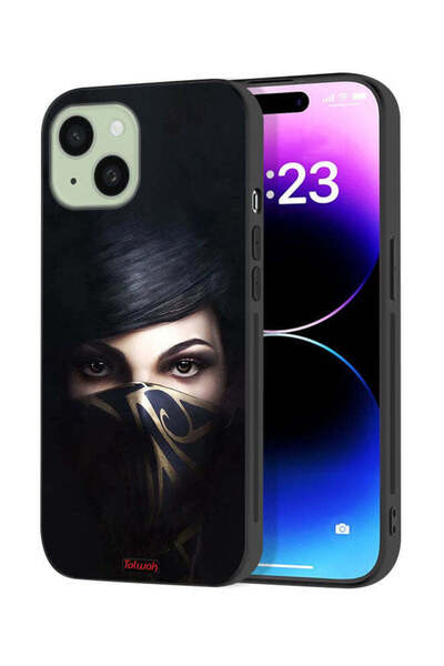 Tolwak Apple iPhone 15 Plus Protective Case Cover Hijab Girl