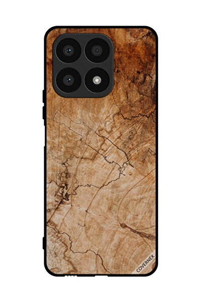 Covernex غطاء حماية لهاتف Honor X8a بنمط خشبي عتيق