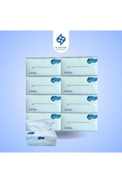 masnae sala limuntajat alwaraqiih Hola Clean Tissues 550 Pieces (40 Boxes)