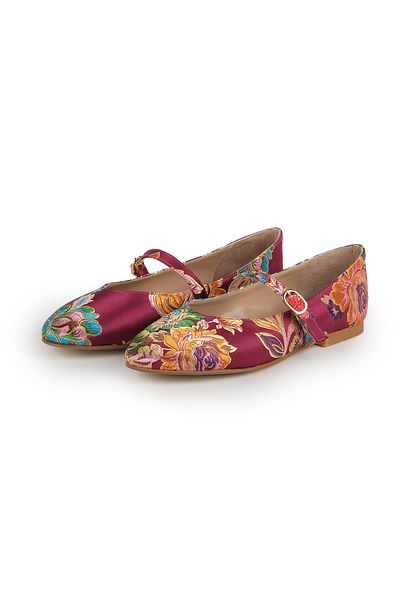 Letafia Valley Ethnic Pattern Ballerinas