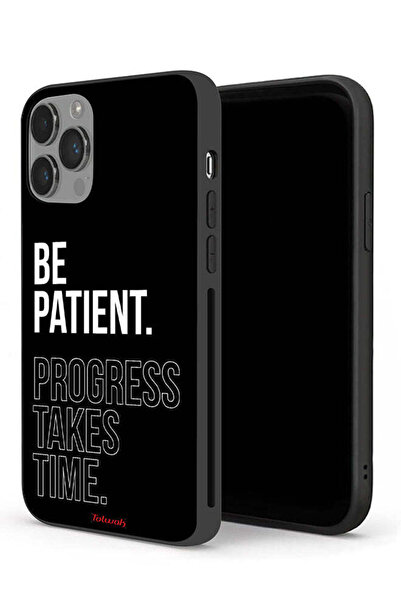 Tolwak جراب حماية لجهاز Apple iPhone 14 Pro كن صبورًا فالتقدم يستغرق وقتًا