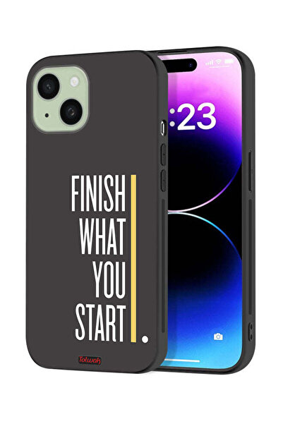 Tolwak Apple iPhone 15 Plus Protective Case Cover Finish What You Start