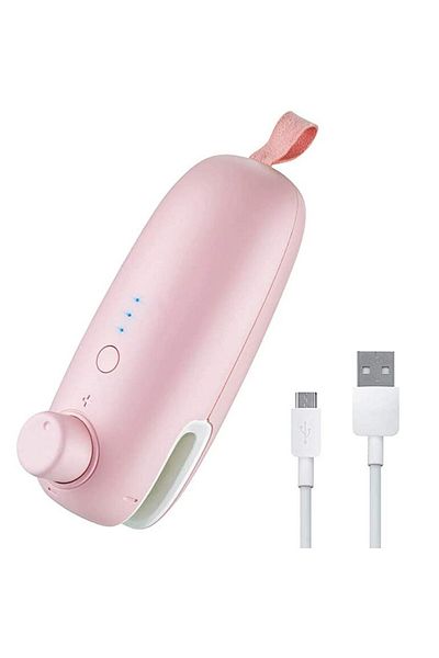 Sofia Concept Sofia CONCEPT® Mini Bag Sealer, 3 Modes, Integrated Cutter, Usb, 1500Mah, Pink