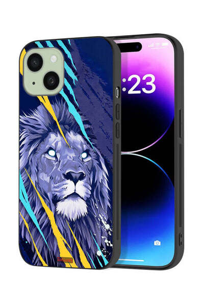 Tolwak Apple iPhone 15 Plus Protective Case Cover Lion King