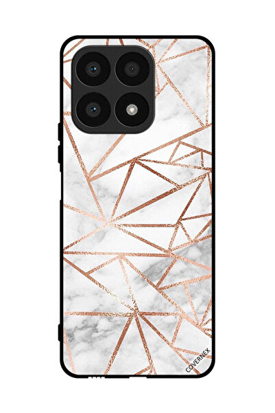 Covernex غطاء حماية لهاتف Honor X8a بنمط رخامي وورق حائط