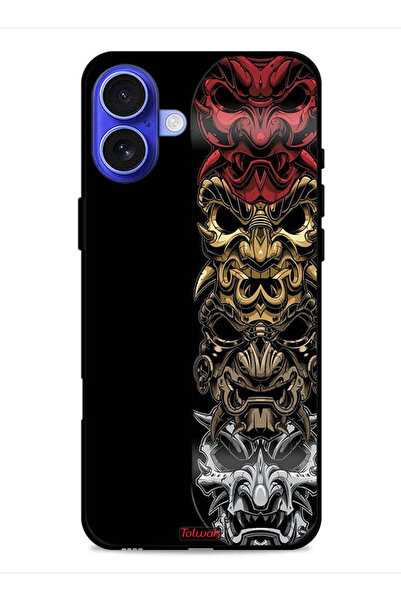 Tolwak غطاء حماية لهاتف Apple iPhone 16 Plus برسومات فنية