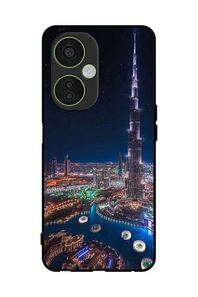 Covernex غطاء حماية لهاتف OnePlus Nord CE 3 Lite - منظر ليلي لوسط المدينة