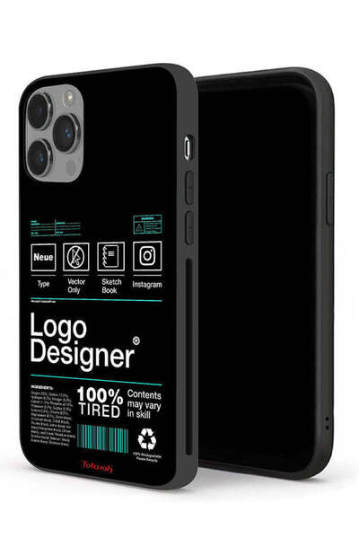Tolwak جراب حماية لجهاز Apple iPhone 14 Pro Max ملصق مصمم بشعار