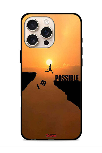 Tolwak غطاء حماية لجهاز Apple iPhone 16 Pro Max I Am Possible