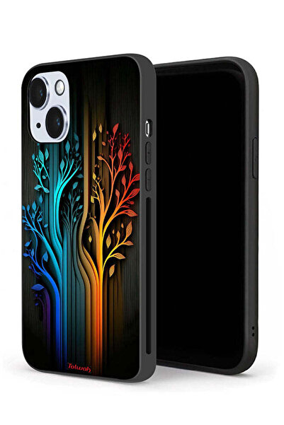 Tolwak جراب حماية لجهاز Apple iPhone 14 بتصميم أوراق الشجر