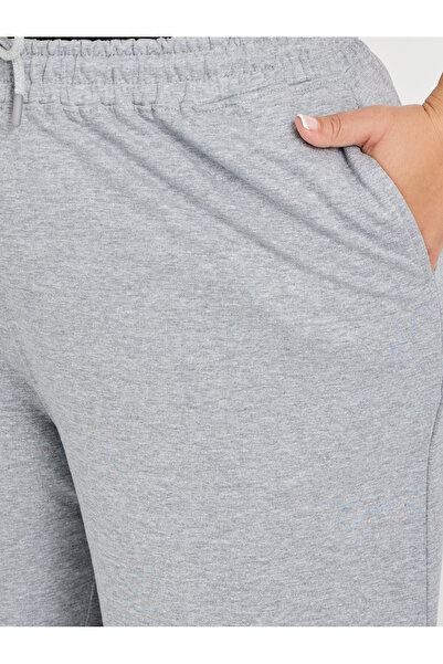 Styli Plus Size Wide Leg Joggers with Drawstring