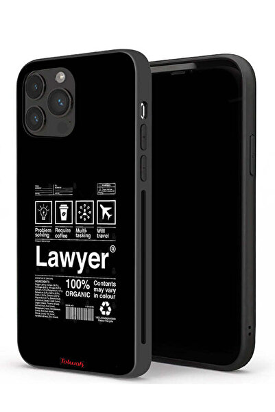 Tolwak جراب حماية لجهاز Apple iPhone 13 Pro Max بملصق محامٍ