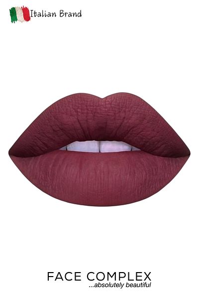 FACE COMPLEX Lip Set Lip Liner 24h Lip Tint Box, Set Ruj Lichid Creion De Buze Rezistent 24 H No.10 - Italia