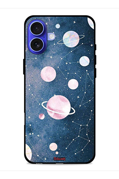 Tolwak غطاء حماية لجهاز Apple iPhone 16 Plus برسومات فنية فضائية