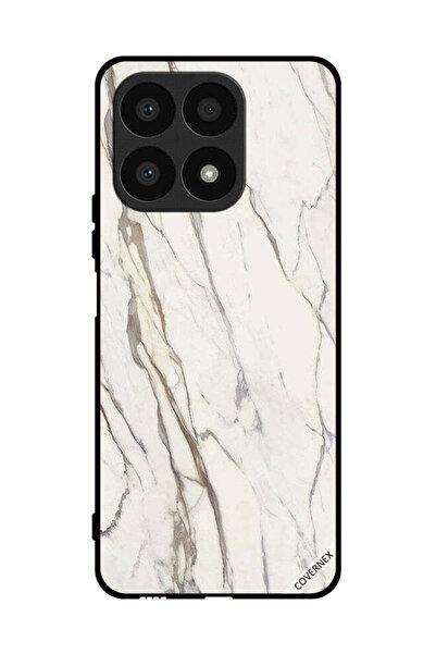 Covernex غطاء حماية لهاتف Honor X8a بتصميم رخامي