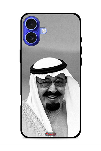 Tolwak غطاء حماية لجهاز آيفون 16 من آبل، صورة الملك عبدالله مبتسماً