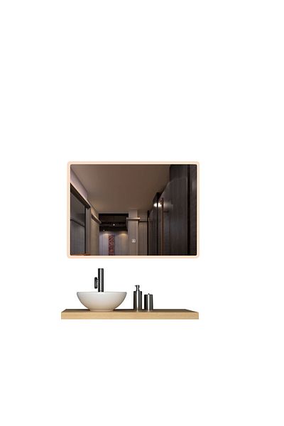 Trendy's TRENDY'S bathroom mirror, rectangular, with touch sensor and LED – 800x 600 mm