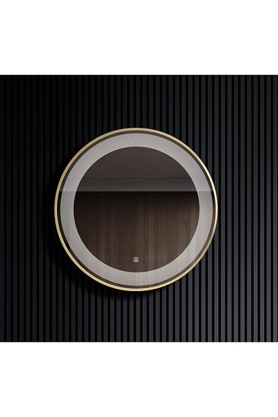 Trendy's TRENDY'S bathroom mirror, circular, with touch sensor and LED – 700 mm, OG12