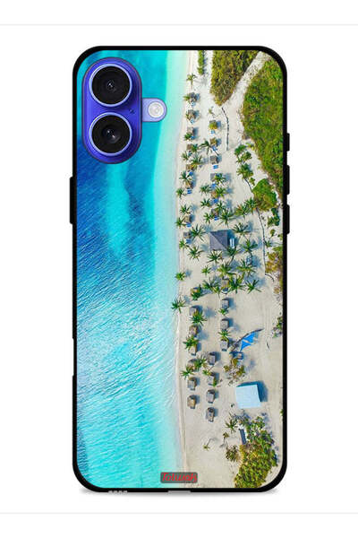 Tolwak غطاء حماية لجهاز Apple iPhone 16 - لون الشاطئ