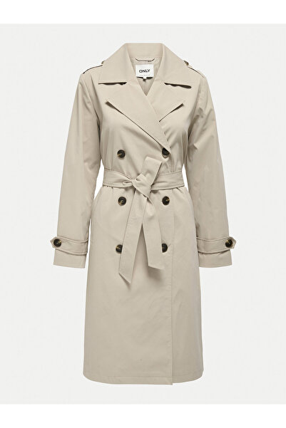 ONLY Trench bej pentru femei ONLY-15336402 STRING