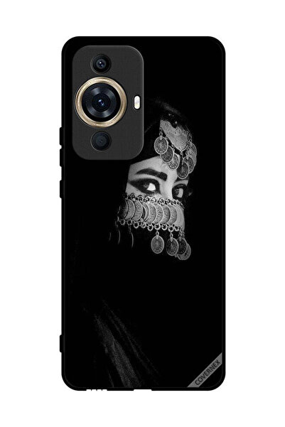 Covernex غطاء حماية لهاتف هواوي نوفا 11 برو، فتاة ذات عيون جميلة ووجه مزين با...
