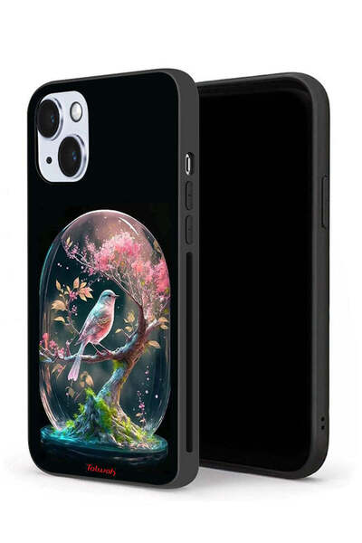 Tolwak غطاء حماية لجهاز Apple iPhone 14 Plus بتصميم Bird In Jarr