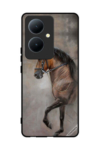 Covernex Protective Case Cover For Vivo Y78+ 5G Vintage Picture Of Horse