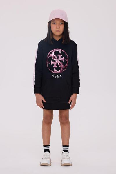 Guess Rochie neagră pentru fete BG Store